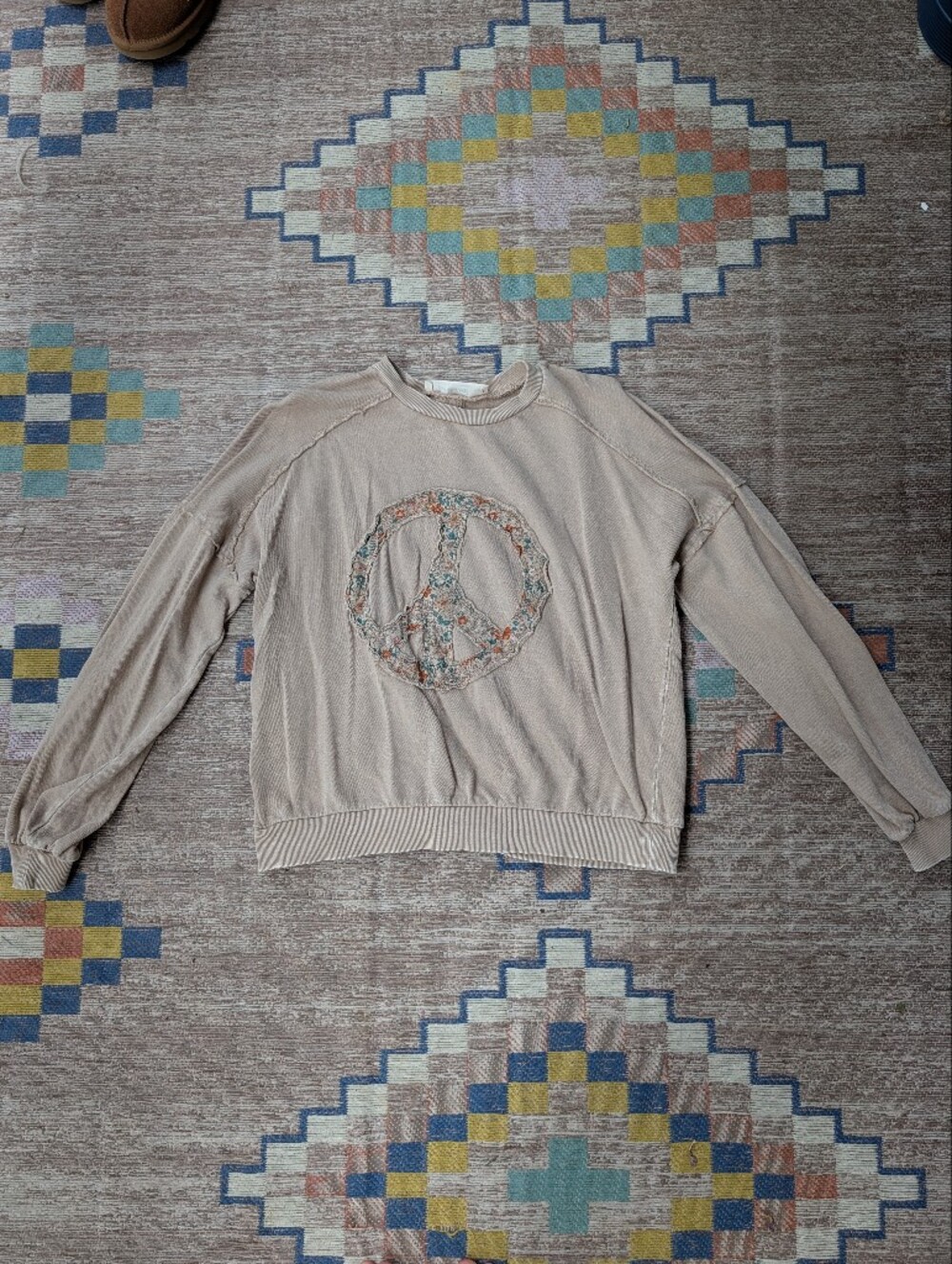 Women's Raw Edge Peace Top
